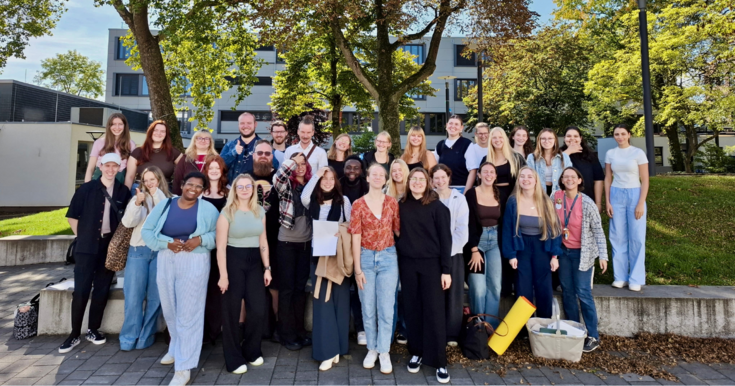 Group photo of all first-year tutors