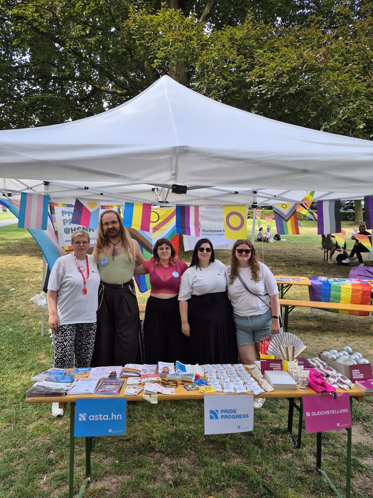 Joint stand of Equality, PrideProgress and AStA Queer