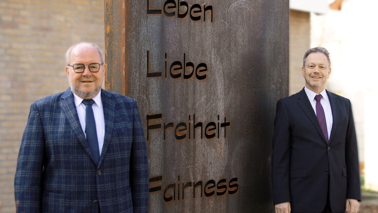 Klaus-Dieter Tichy and Pastor Dr. Harald Ulland