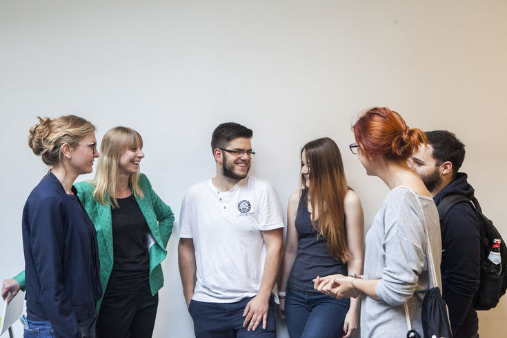 Picture of a group of students of the Hochschule Niederrhein