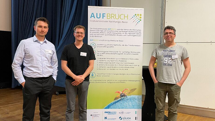 In the photo (from left): Maximilian Hummel (GEMIT), Florian Grebe (NIERS), Aleksandr Lobanov (ILOC)