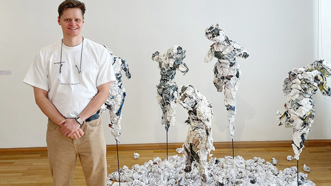Foto 6. Papierkunst Triennale designkrefeld