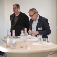 Representation of two speakers