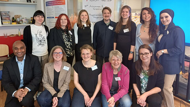 Group photo of the practice partners of the network