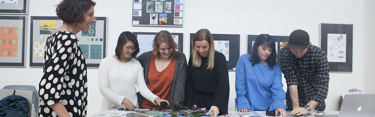 Group of students in a course