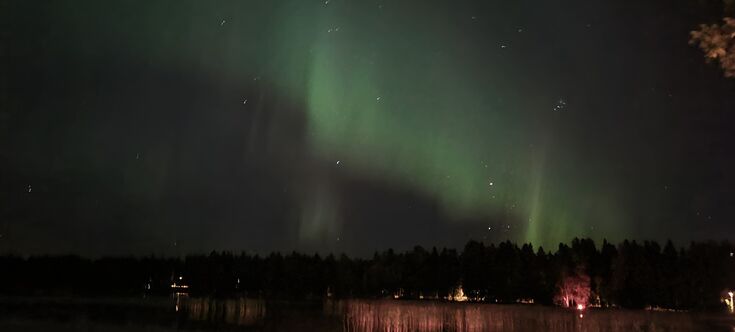 Aurora over Umeå