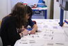 Prof. Dr. Anne Schwarz-Pfeiffer with a student. 