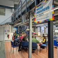 Diligent enamelling at the network meeting Diligent enamelling at the network meeting