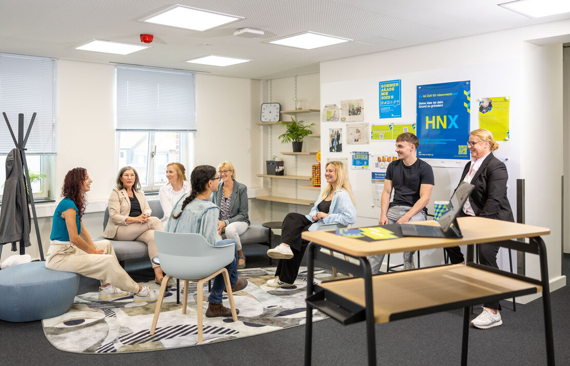 Group photo in the StartUpLab