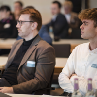 Two people from the audience