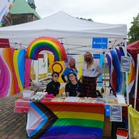 Unser Stand auf dem CSD Mönchengladbach