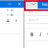 New message window