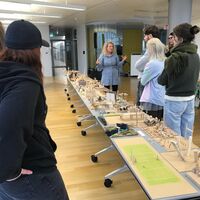 Students of the Faculty of Design at EY | Photo: Sigrun Prahl