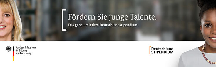 Fördern Sie junge Talente. Das geht - mit Deutschlandstipendium
