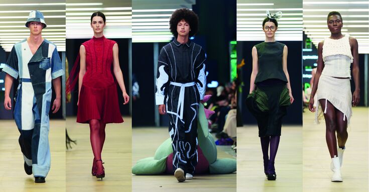 Students present their designs at Neo.Fashion Berlin