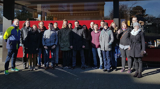 Working group Schultz on field trip; Lab Professor Heyko Schultz Research group Schultz on field excursion; Lab Professor Heyko Schultz