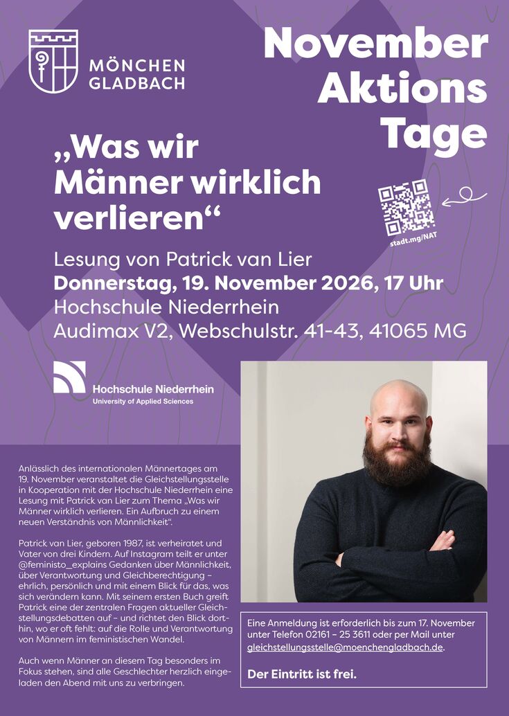 Novemberaktionstage der Stadt Mönchengladbach Novemberaktionstage der Stadt Mönchengladbach