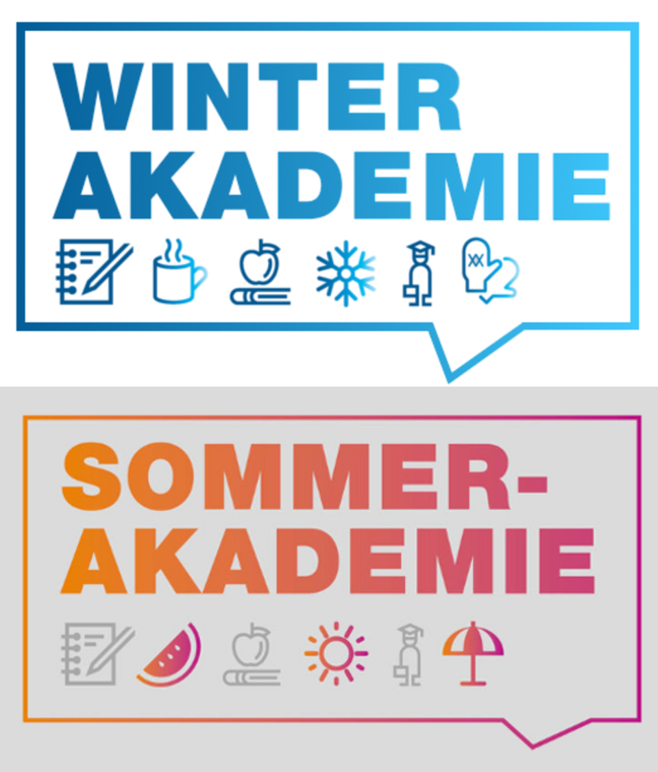 Promotional graphics Winter academy / Summer academy