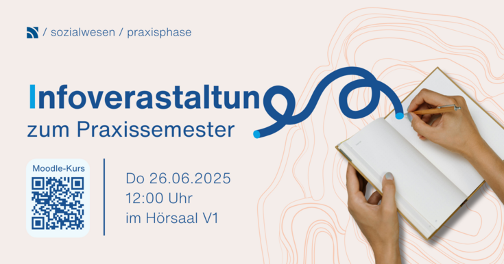 Infobanner für die kommende Praxisphase