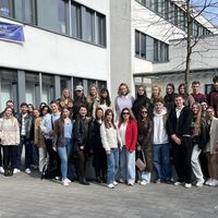 Participants in FB07 and FB08, as well as Ukrainian students during Campus Week 2026 Credit: M.E. Wachs