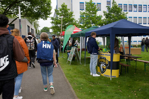 Stände auf dem Campusfest