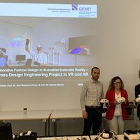 Dr. Hofeditz, Prof. Dr. Rossano-Rivero, and Prof. Dr. Wachs Credit: M.E. Wachs