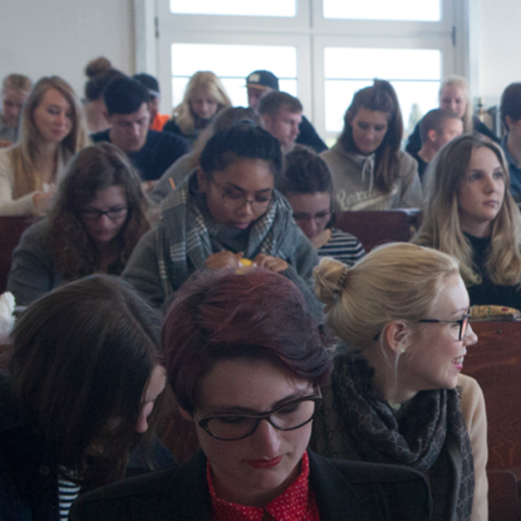 Students in the lecture hall