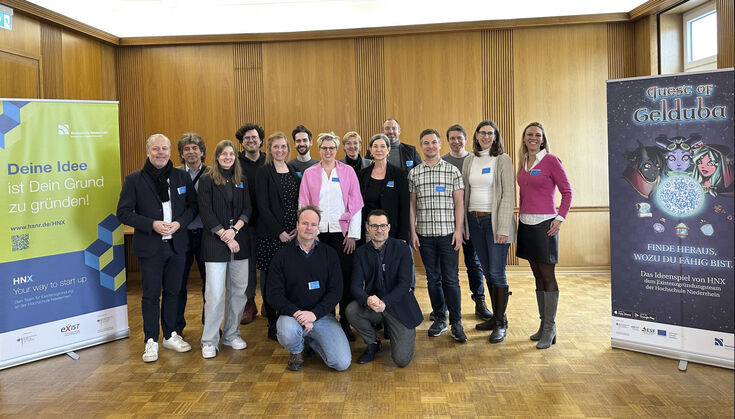 Yvonne Grein Hochschule Niederrhein HNX Krefeld Business wfmg Jan Schnettler Jörg Siemes Peter Godulla Christian Peitz Gordon Gemein