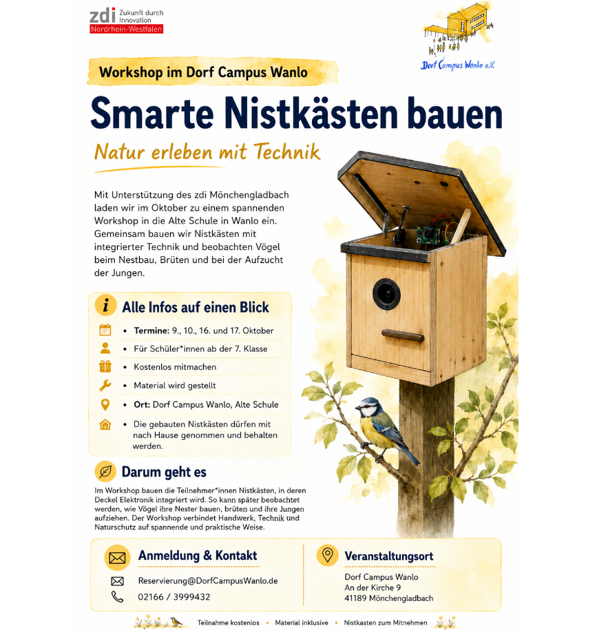 Smarte Nistkästen bauen